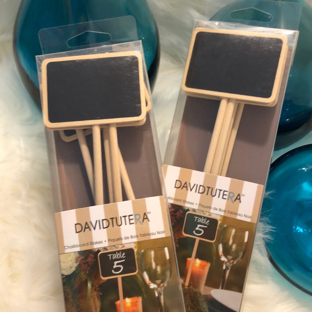 David Tutera Chalkboard Stakes
